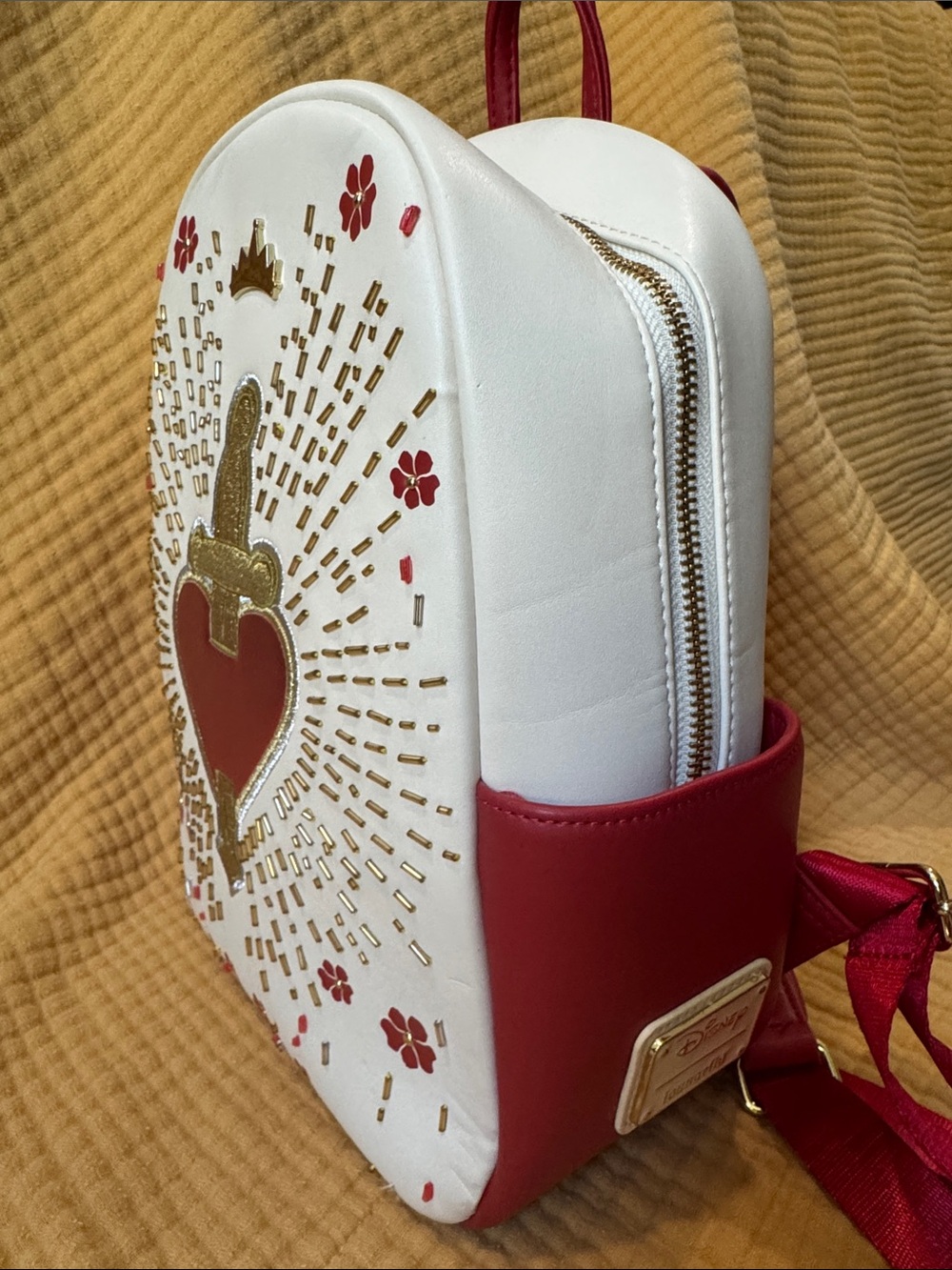 Loungefly Snow White  Red Heart Dagger Mini Backpack